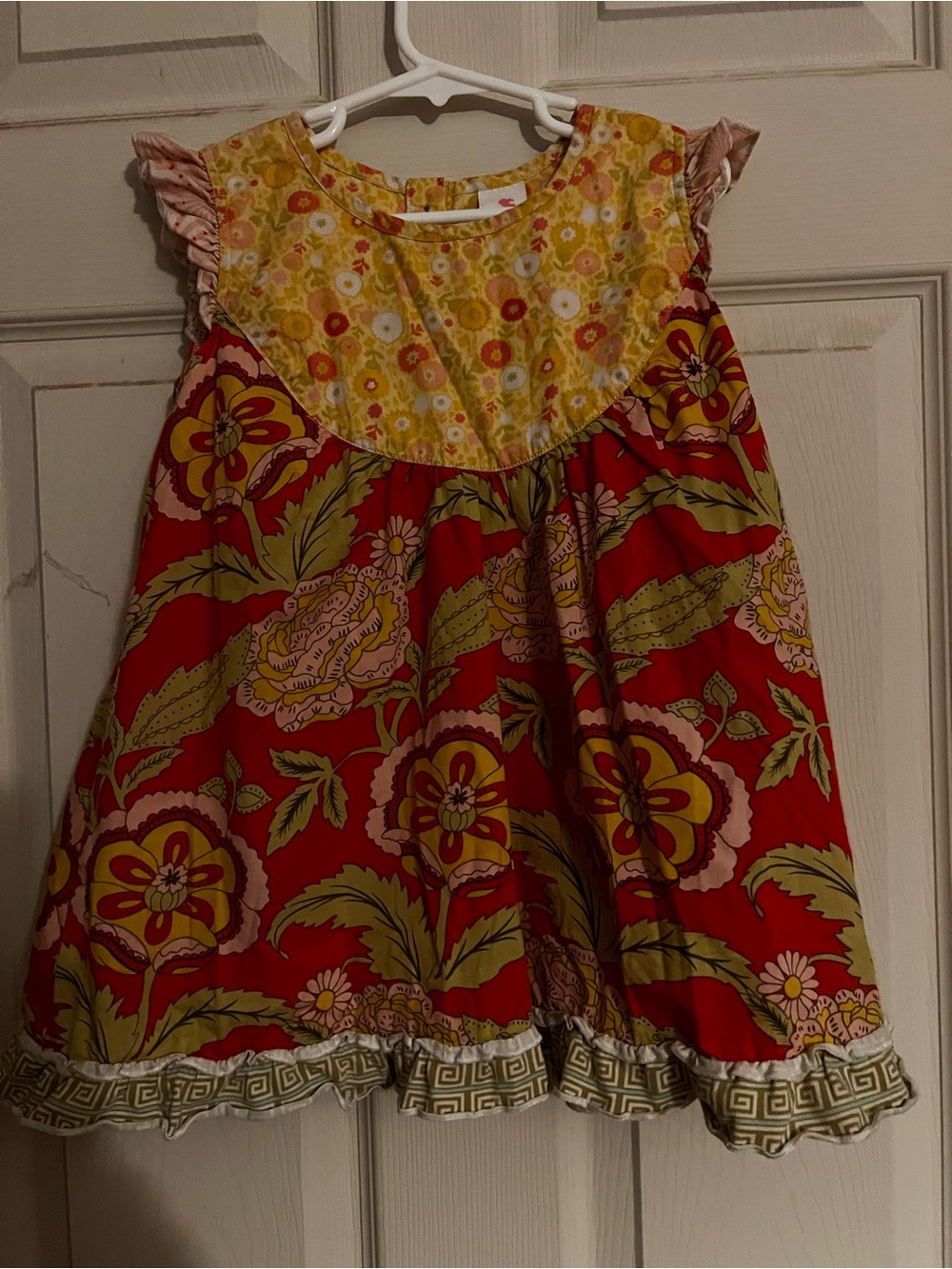 Matilda Jane Serendipity Girls Floral Ruffle Dress  size 4